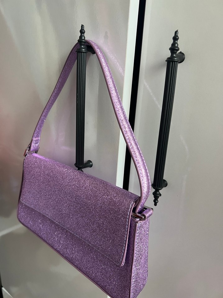 Mor Parlak Kadın Çanta - Görsel 2