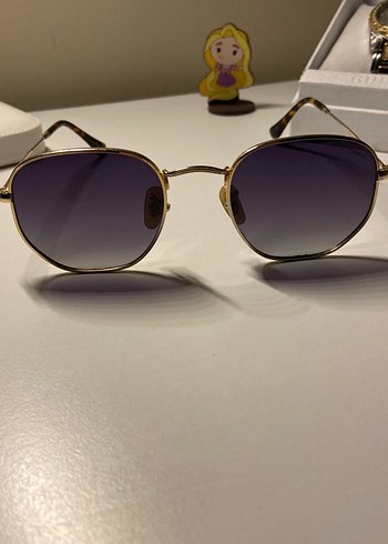 HAWKKoyu renkli altın kadın güneş gözlüğü - Görsel 2