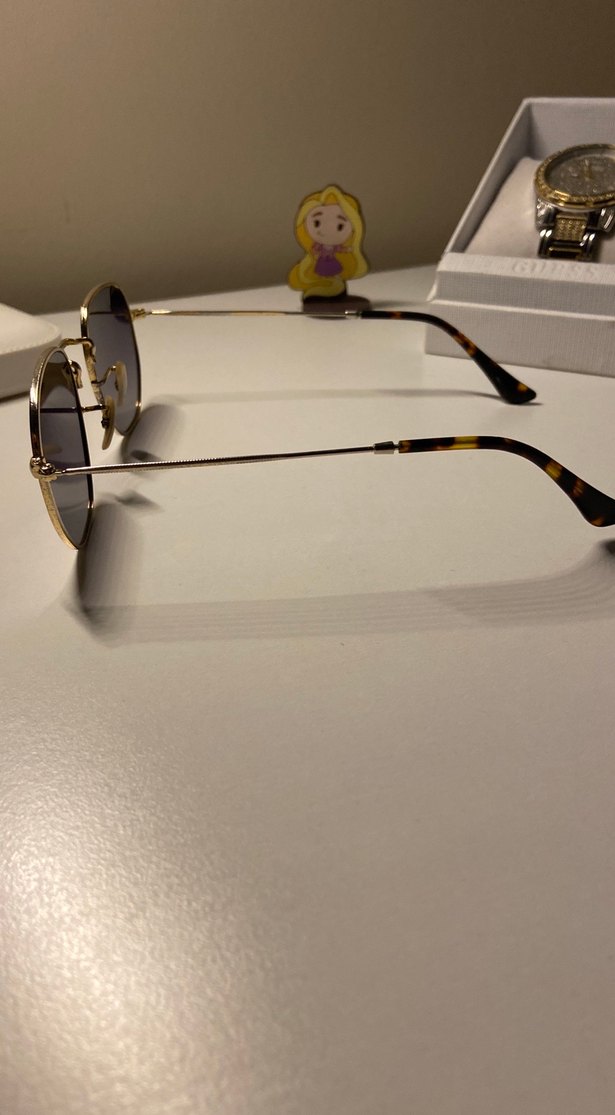 HAWKKoyu renkli altın kadın güneş gözlüğü - Görsel 3