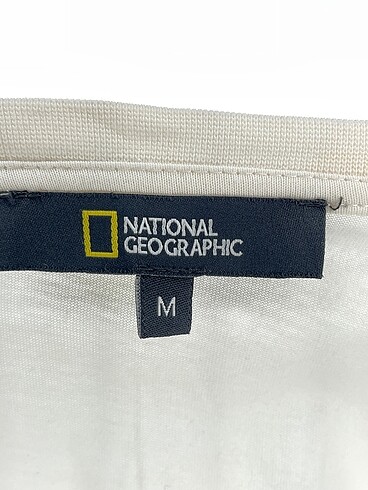 m Beden beyaz Renk National Geographic T-shirt %70 İndirimli.