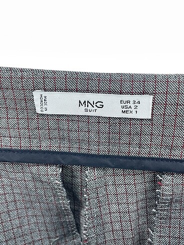 34 Beden gri Renk Mango Düz Kesim %70 İndirimli.
