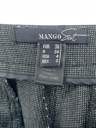 36 Beden siyah Renk Mango Düz Kesim %70 İndirimli.