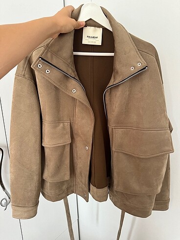 Pull and Bear Pull & bear süet ceket