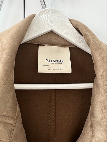 s Beden Pull & bear süet ceket