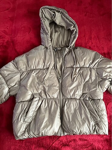 xs Beden haki Renk H&M şişme mont
