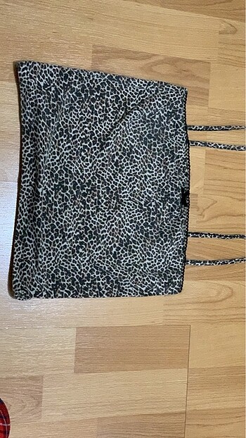 xs Beden koton leopar crop