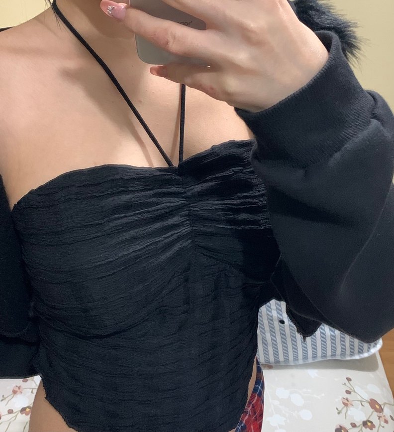 SHEİN siyah crop - Görsel 2