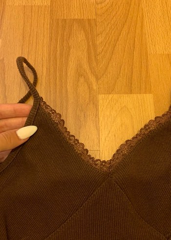 Diğer Dantel Detaylı Crop