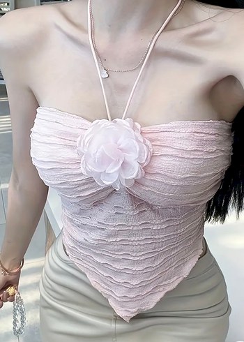 SHEİN Pembe Straplez Büstiyer