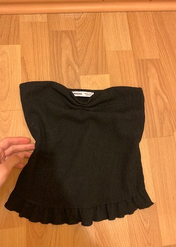 BERSHKA siyah crop