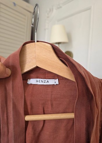 Uzun Kollu Bohem Kadın kimono - Görsel 3