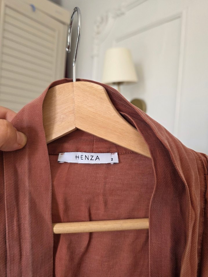 Uzun Kollu Bohem Kadın kimono - Görsel 3