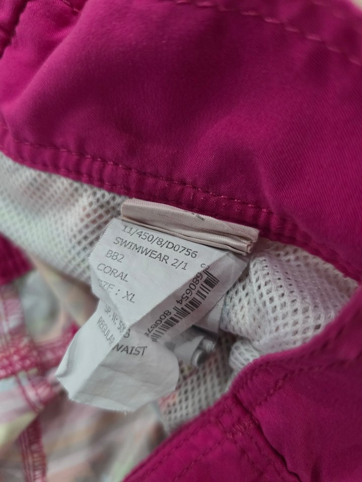 Renkli Bohem Kız Şortu Fermuarlı Cepli - Görsel 4