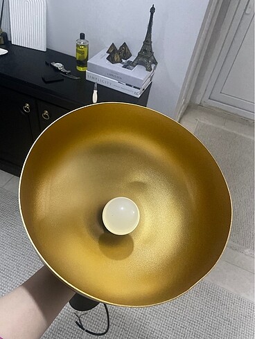 Beden siyah Renk Siyah gold avize metal