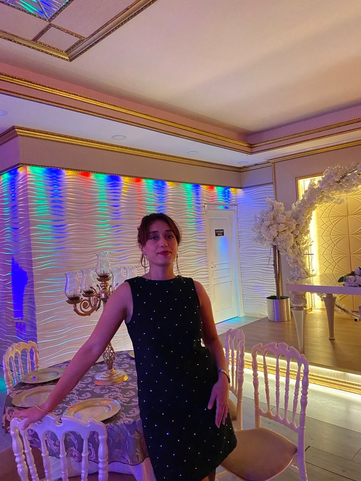 Siyah Mini Abiye Elbise - Görsel 2