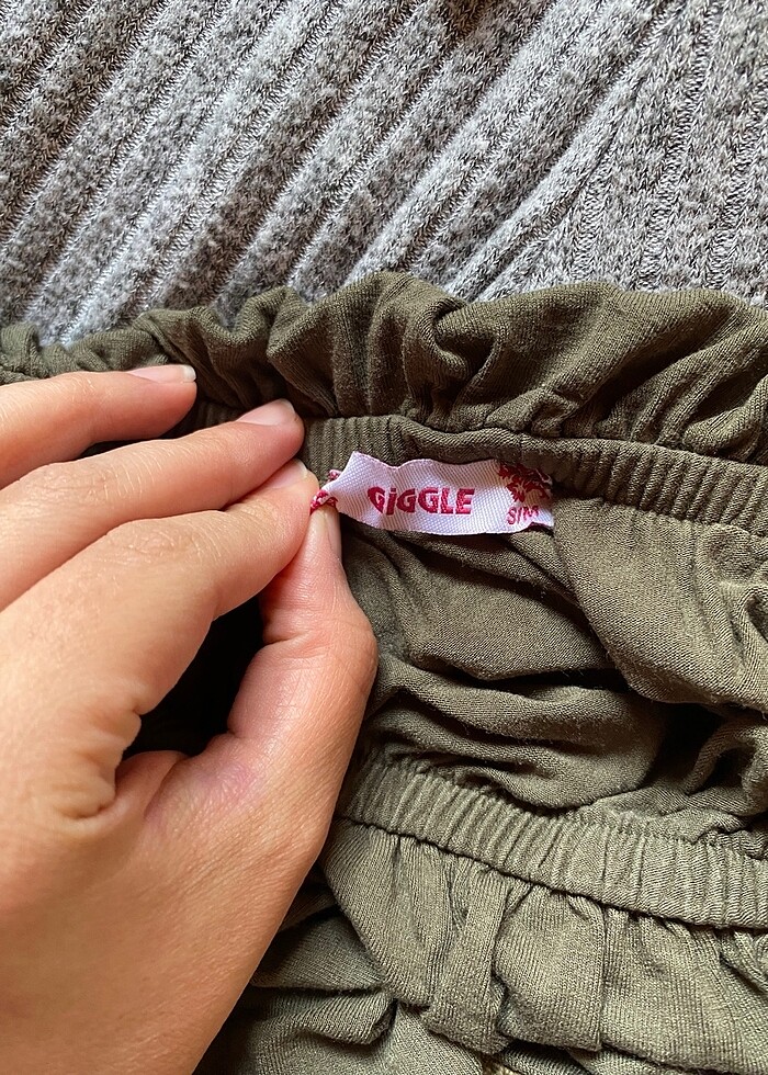 Straplez sahil yeri elbisesi - Görsel 3