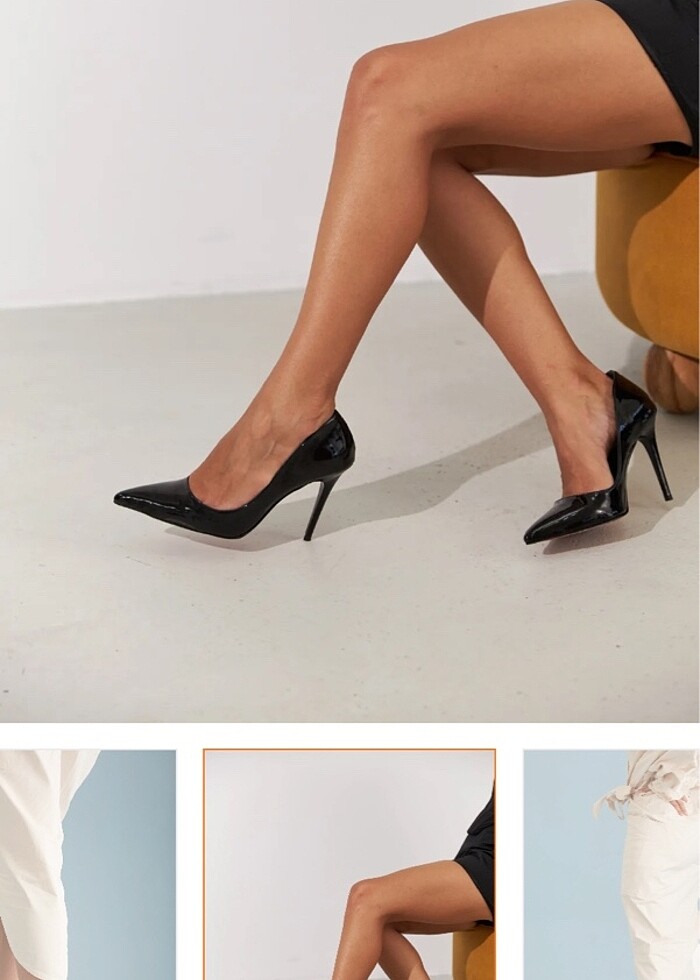 Ayakkabı prensi siyah stiletto - Görsel 2