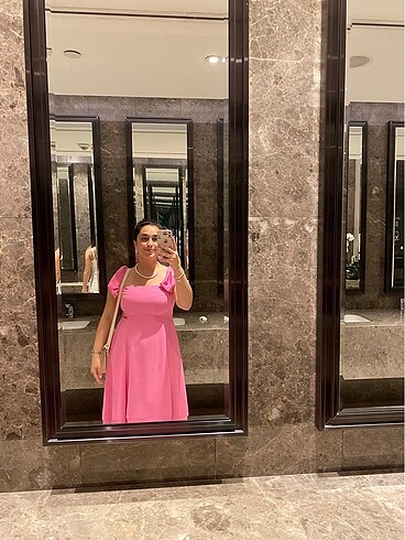 Pembe elbise - Görsel 2