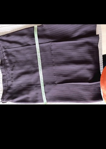 Düz Kahverengi Midi Piliseli Kadın Etek - Görsel 5