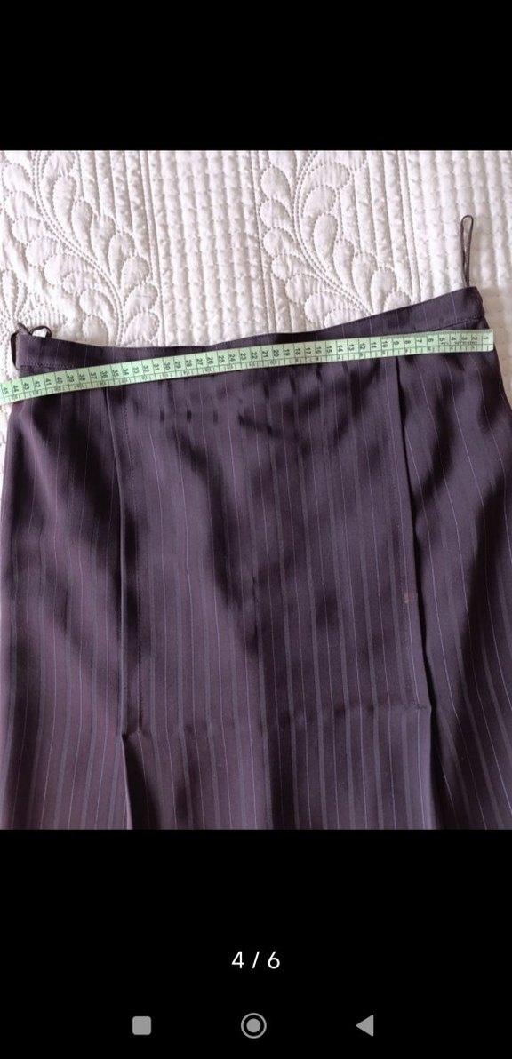 Düz Kahverengi Midi Piliseli Kadın Etek - Görsel 4