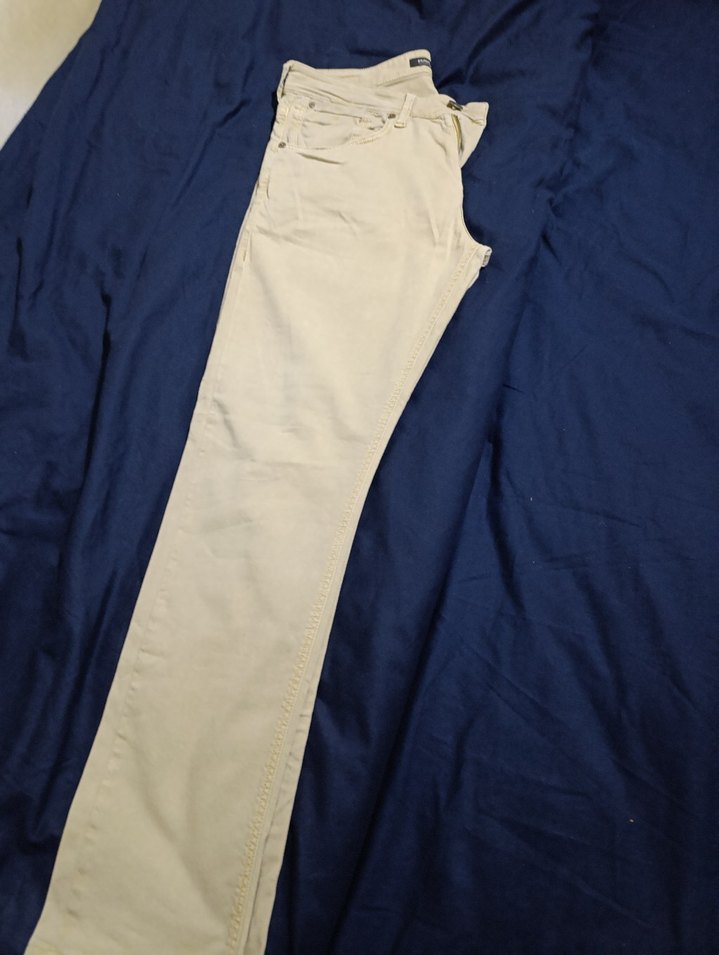 Bej Regular Fit Erkek Denim Pantolon - Görsel 2