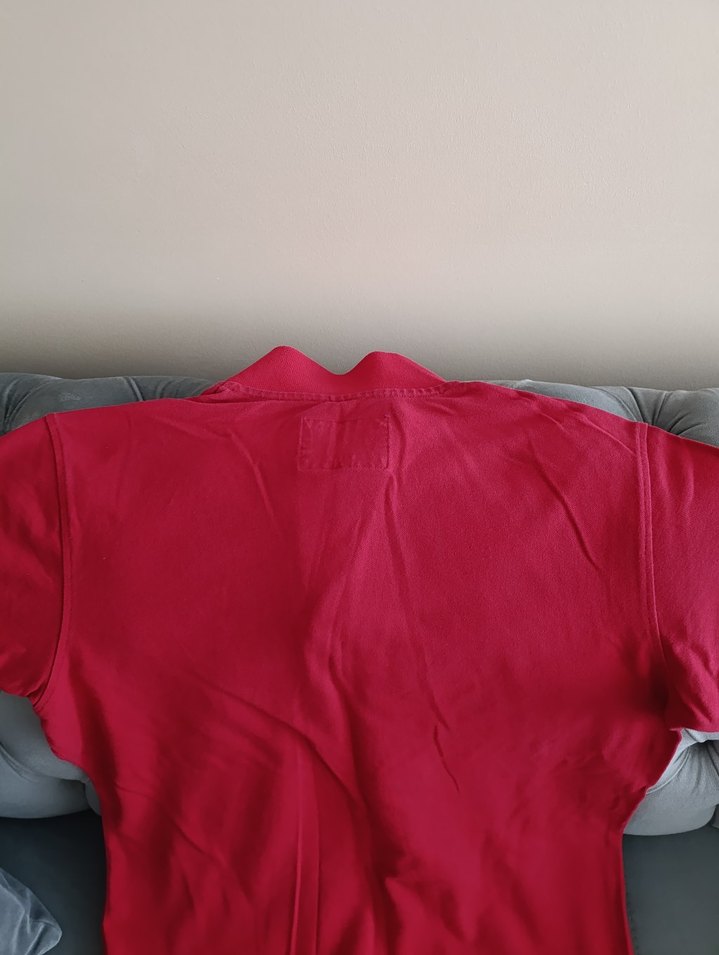 Kırmızı Erkek Polo Yaka Kısa Kollu Tişört - Görsel 3