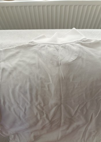 Düğmeli Beyaz Erkek Polo Tişört - Görsel 3