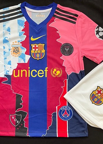 Messi Mix Tasarım Çocuk Forma - Görsel 2