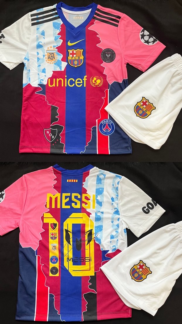 Messi Mix Tasarım Çocuk Forma - Görsel 3