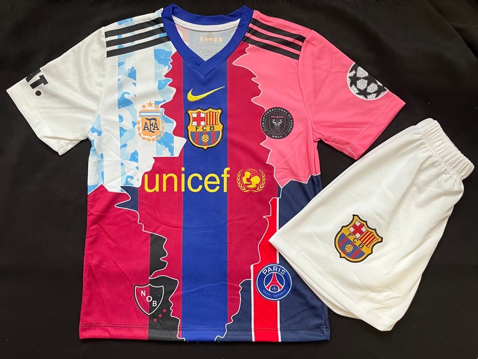 Messi Mix Tasarım Çocuk Forma - Görsel 2