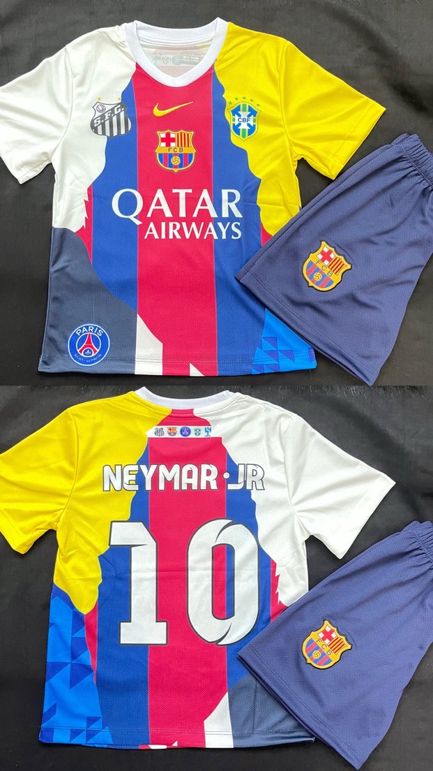 Neymar Jr. Mix Tasarım Çocuk Forma - Görsel 3