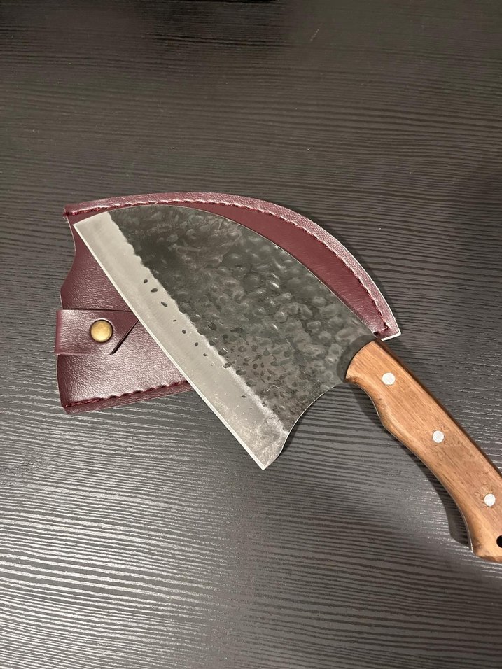 Almazan Dövme Çelik - Şef Bıçağı - Görsel 2