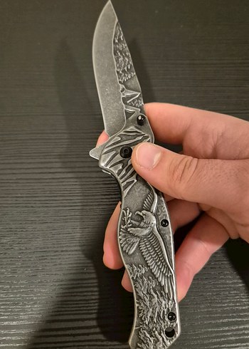 Kartal Gravürlü Browning Çakı - Görsel 2