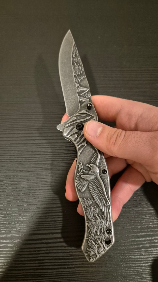 Kartal Gravürlü Browning Çakı - Görsel 2