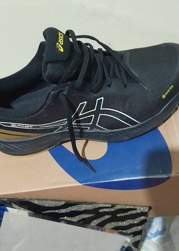 Diğer Erkek Siyah Elastik Outdoor Spor Ayakkabı orjinal giyilmemiş