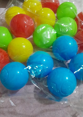 Renkli Plastik Oyun Topları - Görsel 2