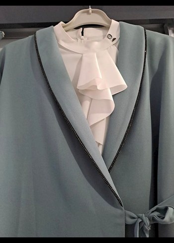 yesil Uzun Kol Kadın Takım Elbise - Görsel 3