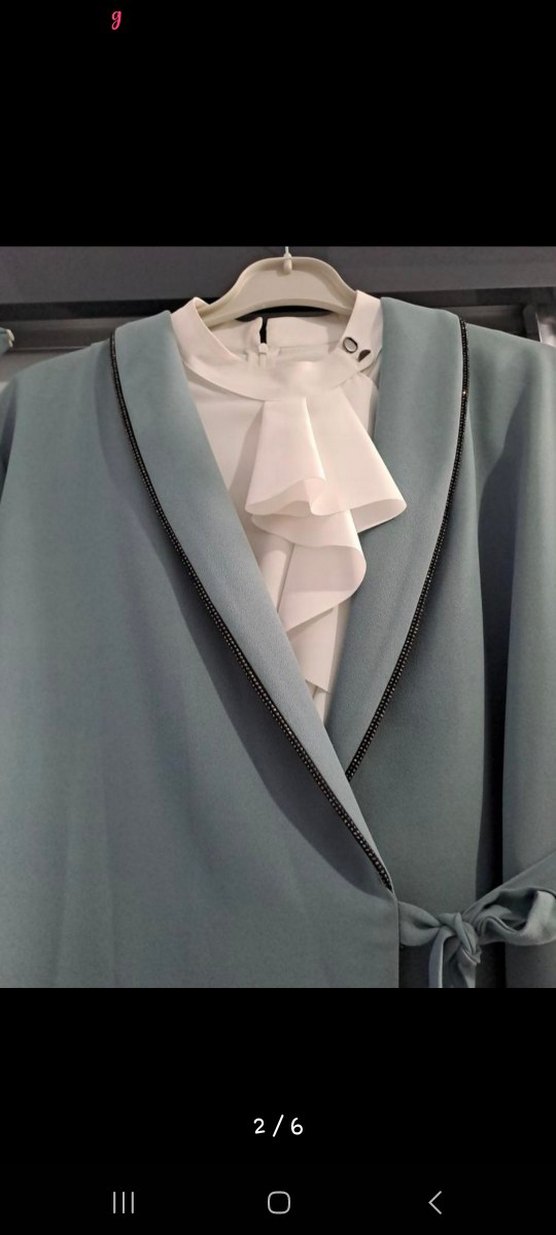 yesil Uzun Kol Kadın Takım Elbise - Görsel 3