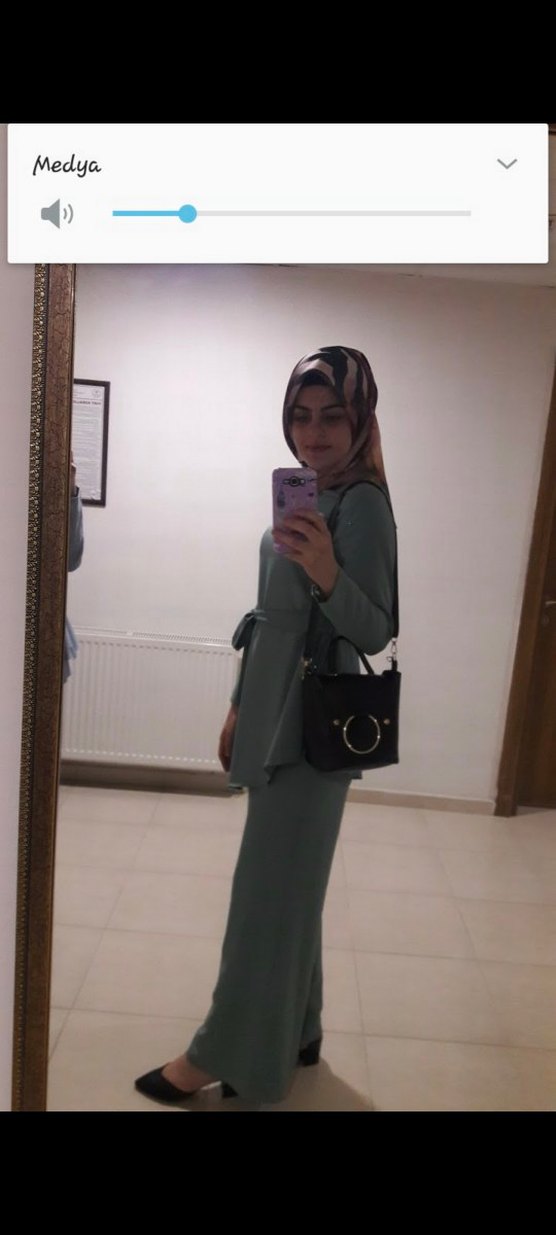 Kadın Uzun Kollu Yeşil Minimalist Takım - Görsel 3