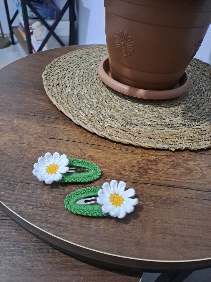 Çiçekli Bohem Çocuk Toka Seti - Görsel 2