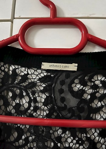 dantel detaylı siyah kadın gotik hırka - Görsel 2