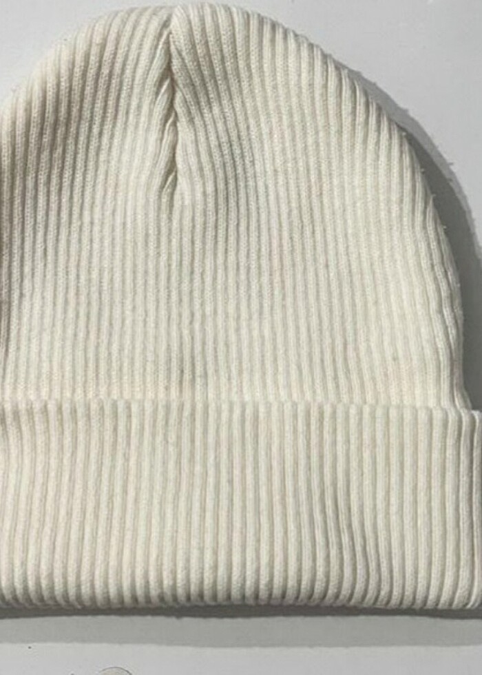 Koton Ekru Örgü Bere - Görsel 3