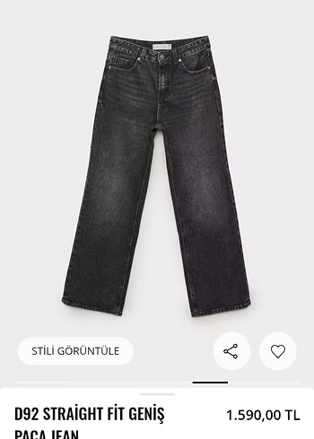 Stradivarius Stradivarius D92 siyah pantolon