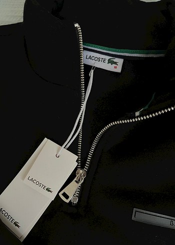 m Beden Lacoste fermuarlı sweatshirt