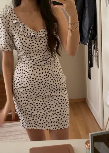 Trendyolmilla puantiyeli elbise - Görsel 3