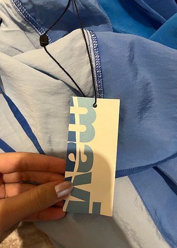 Mavi Askılı Salaş askılı tulum - Görsel 2