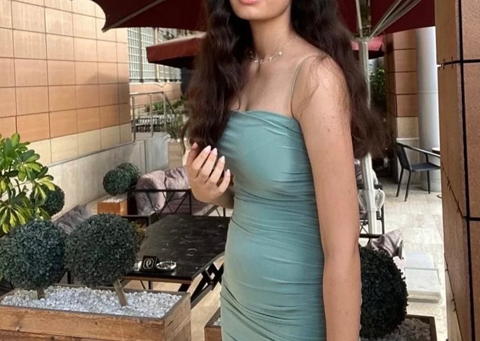 Turkuaz/mint yeşili Drapeli Uzun Abiye Elbise - Görsel 2