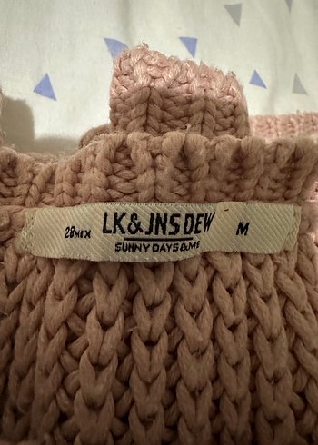 Pudra Örgü Kadın Kazak - Görsel 12