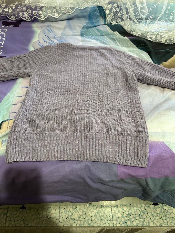 Pudra Örgü Kadın Kazak - Görsel 5