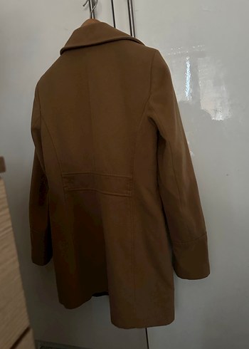 Düğmeli Camel Kaban - Görsel 3